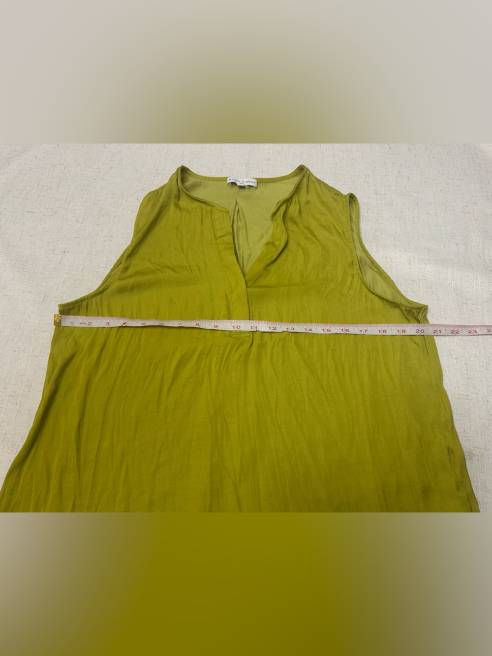 🩷Women's Sleeveless Blouse in Lime Green - Picture 7 of 9
